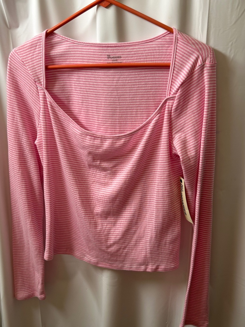 No Boundaries Striped Longsleeve Top